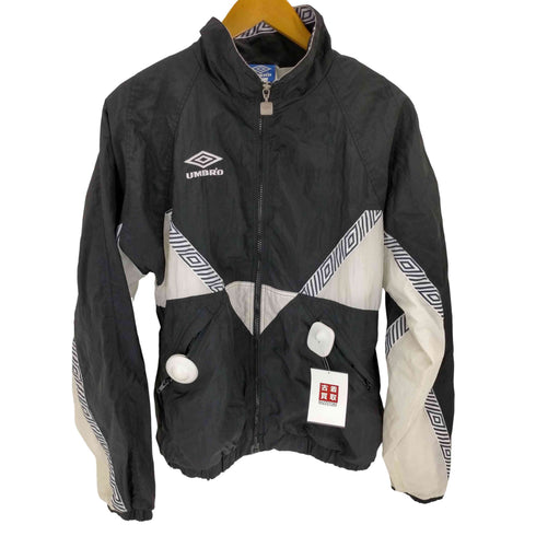 アンブロ UMBRO 90s ロゴ刺繍ナイロンジャケット メンズ import:S