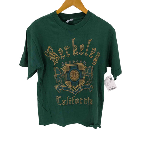 カルクルー Cal Cru 90s USA製 プリントクルーネックTシャツ メンズ import:S