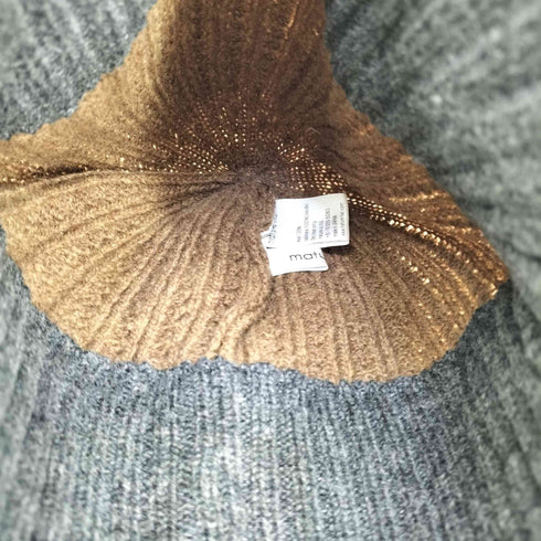 マチュアーハ mature ha. long rib knit cap tiny rope lamb メンズ ONE SIZE