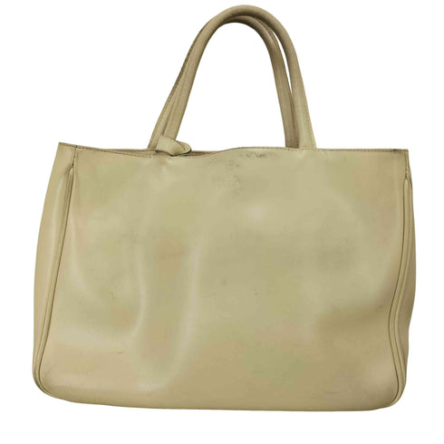 フルラ FURLA イタリア製 ロゴ エンボス レザー トートバッグ レディース