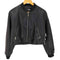 ザラ ZARA フェイクレザー ブルゾン レディース import:M