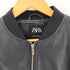 ザラ ZARA フェイクレザー ブルゾン レディース import:M