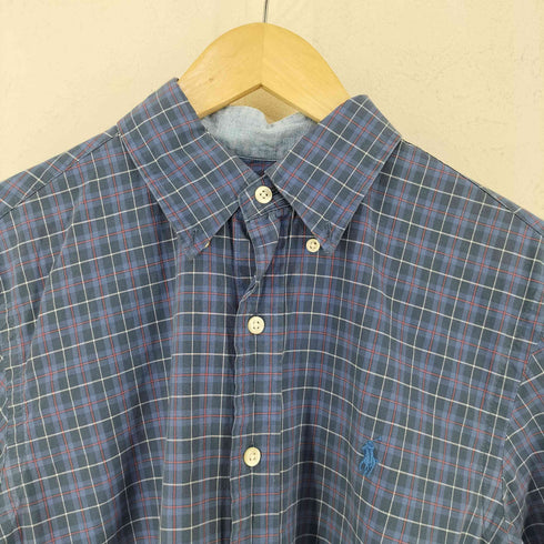 ラルフローレン RALPH LAUREN SLIM FIT ポニー刺繍 チェック BDシャツ メンズ import:S