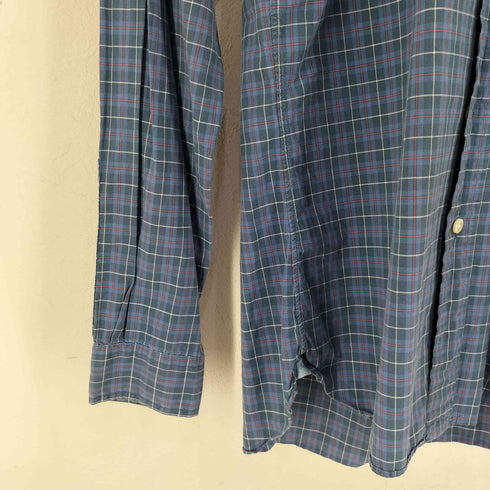 ラルフローレン RALPH LAUREN SLIM FIT ポニー刺繍 チェック BDシャツ メンズ import:S