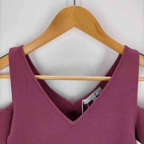 リエンダ rienda 2WAYオフショルKnit TOP レディース FREE