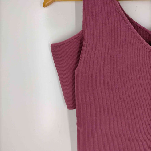 リエンダ rienda 2WAYオフショルKnit TOP レディース FREE