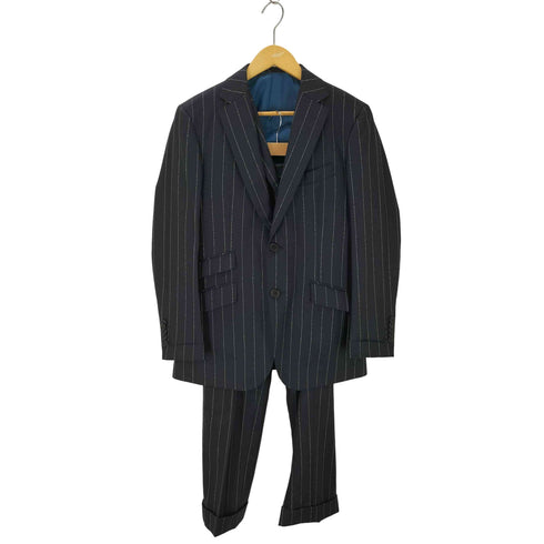 ブラックレーベルクレストブリッジ BLACK LABEL CRESTBRIDGE fratelli tallia di delfino 3ピース ストライプ スーツセットアップ メンズ