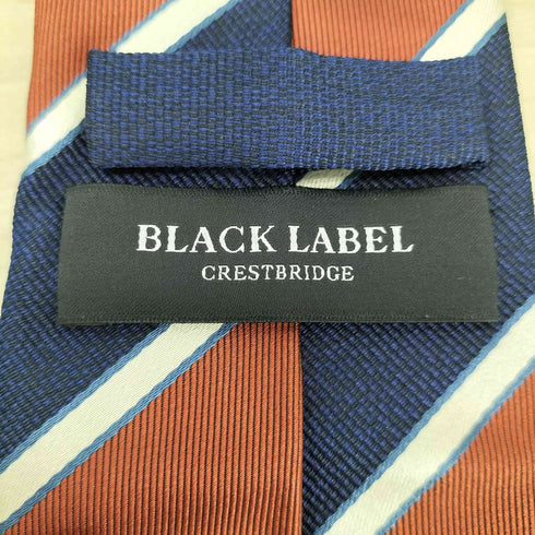 ブラックレーベルクレストブリッジ BLACK LABEL CRESTBRIDGE ストライプ シルク ネクタイ メンズ