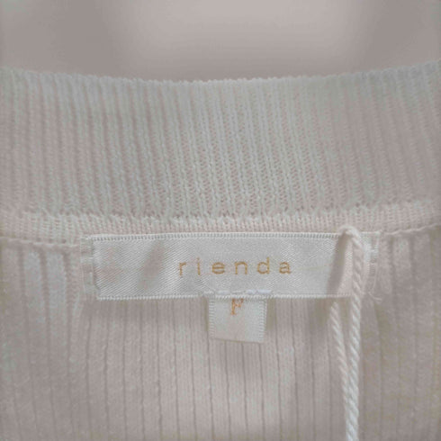 リエンダ rienda ビスチェライクストライプニットワンピース レディース FREE