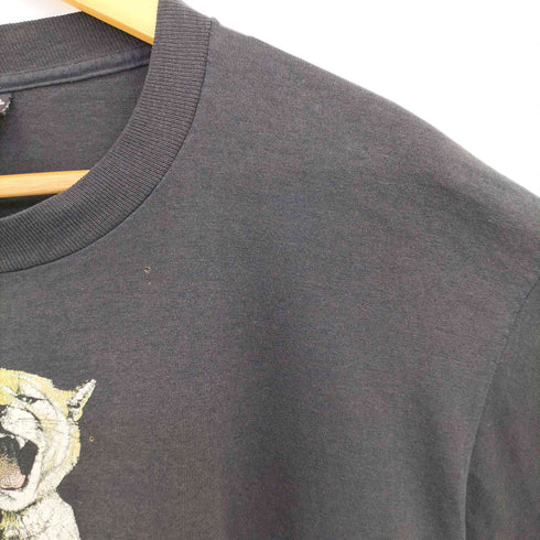 フルーツオブザルーム FRUIT OF THE LOOM USA製 BEST ネコ 猫 キャット Tシャツ 袖&裾シングル ボックスシルエット メンズ import:XL