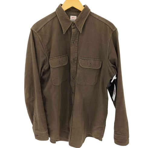 アナトミカ ANATOMICA 22AW LOT 4360 BIG A SHIRT CHAMOIS メンズ 16 1/2
