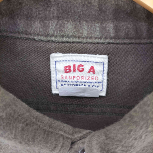 アナトミカ ANATOMICA 22AW LOT 4360 BIG A SHIRT CHAMOIS メンズ 16 1/2