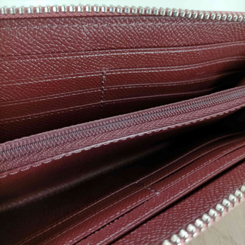 コーチ COACH レザーラウンドファスナー長財布 レディース