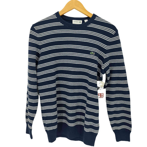 ラコステ LACOSTE ボーダープルオーバーニット メンズ US S
