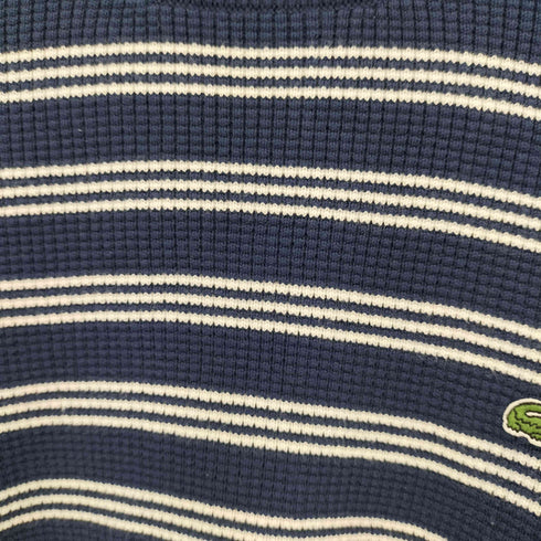 ラコステ LACOSTE ボーダープルオーバーニット メンズ US S