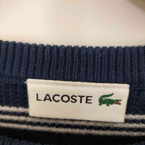 ラコステ LACOSTE ボーダープルオーバーニット メンズ US S