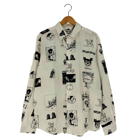 ファッキンオーサム FUCKING AWESOME Cut Outs Dress Shirt 総柄 ドレスシャツ メンズ JPN:L