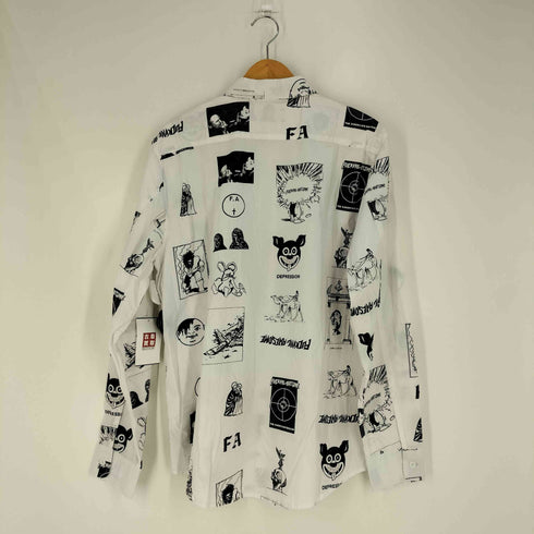 ファッキンオーサム FUCKING AWESOME Cut Outs Dress Shirt 総柄 ドレスシャツ メンズ JPN:L
