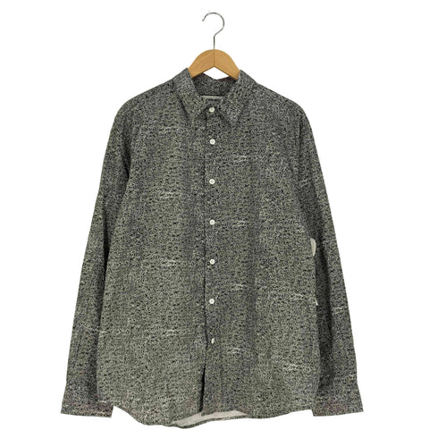 ファッキンオーサム FUCKING AWESOME FA DRESS SHIRT ロゴ総柄 ドレスシャツ メンズ JPN:XL