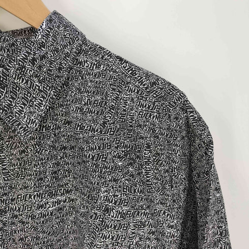 ファッキンオーサム FUCKING AWESOME FA DRESS SHIRT ロゴ総柄 ドレスシャツ メンズ JPN:XL