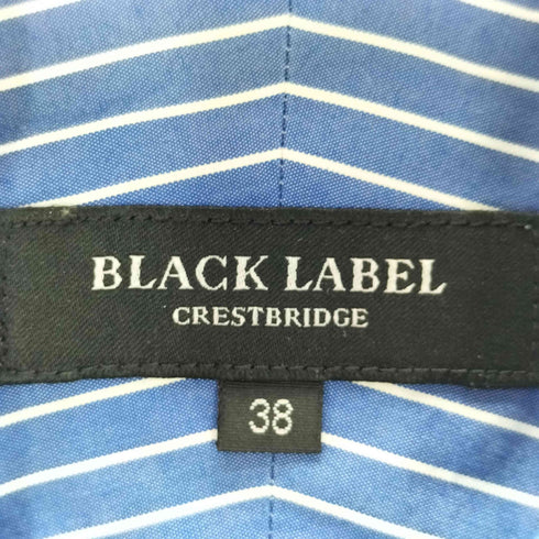 ブラックレーベルクレストブリッジ BLACK LABEL CRESTBRIDGE ストライプ 長袖シャツ メンズ US:38