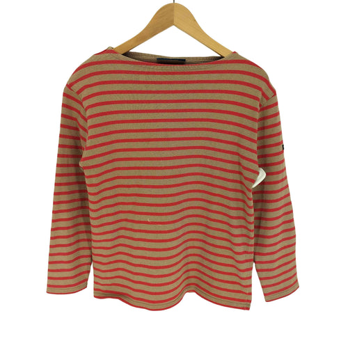 セントジェームス SAINT JAMES フランス製 ボーダー ボート ネック Tシャツ バスクシャツ レディース F:3