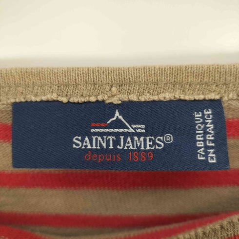 セントジェームス SAINT JAMES フランス製 ボーダー ボート ネック Tシャツ バスクシャツ レディース F:3