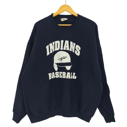ジャージーズ JERZEES INDIANS BASEBALL クルーネック スウェット メンズ import:XL