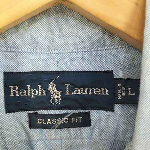 ラルフローレン RALPH LAUREN CLASSIC FIT ポニー刺繍 BDシャツ メンズ import:L