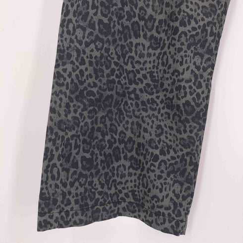 ザラ ZARA RELAXED FIT アニマル レオパード プリント パンツ メンズ 44