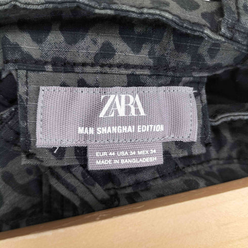 ザラ ZARA RELAXED FIT アニマル レオパード プリント パンツ メンズ 44