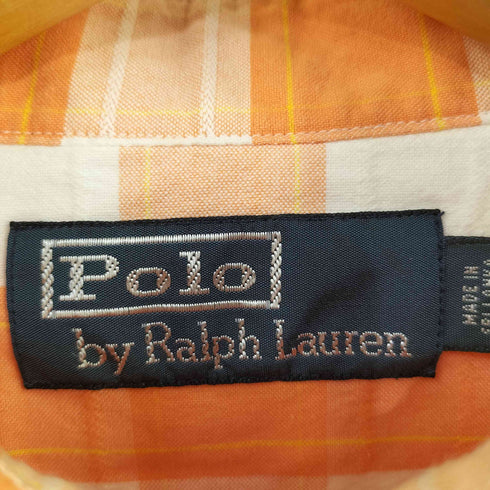 ポロバイラルフローレン Polo by RALPH LAUREN チェック ウエスタンシャツ メンズ import:S