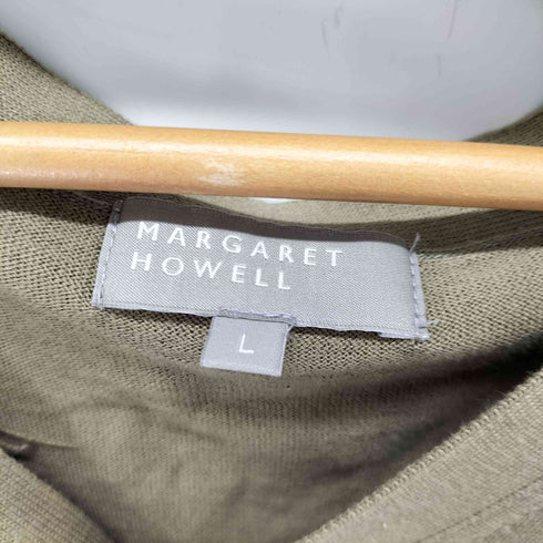 マーガレットハウエル MARGARET HOWELL シルク混 カーディガン メンズ L