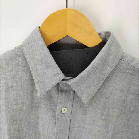 マーガレットハウエル MARGARET HOWELL コットンウール ロングスリーブシャツ メンズ M
