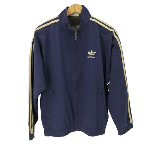アディダス adidas 80-90s トレフォイルロゴ 3ストライプ ジップアップジャケット メンズ import:S
