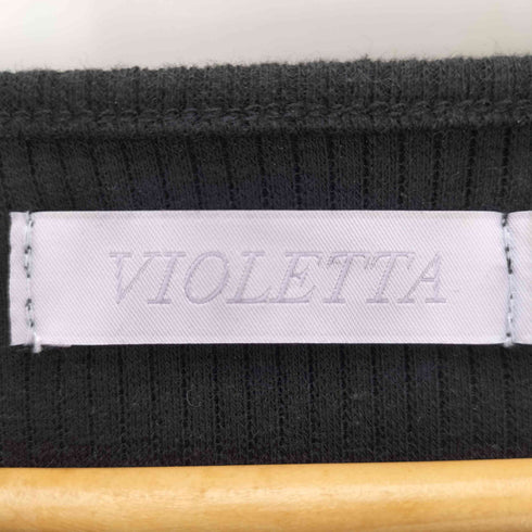 VIOLETTA カットアウトカットソー レディース