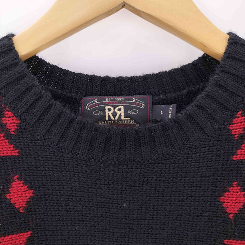 ダブルアールエルラルフローレン RRL RALPH LAUREN 90S 三ツ星タグ ノルディック柄ニット メンズ JPN:L