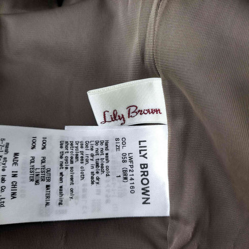 リリーブラウン Lily Brown ベルトディティールハーフパンツ レディース JPN:1