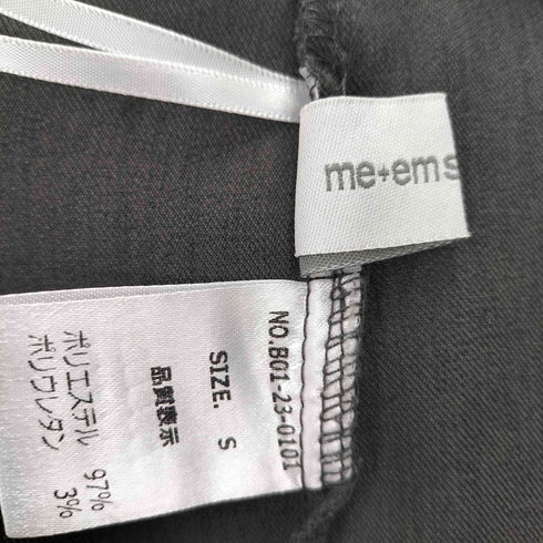 ミームセレクト me+em select フロントタック ワイドスラックス レディース JPN:S