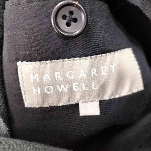マーガレットハウエル MARGARET HOWELL 2B ウールリネン テーラードジャケット メンズ L