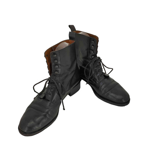 SHOE BY MARCO POLO レザーレースアップブーツ レディース 6