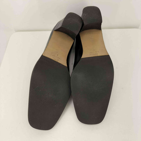 JENNY B MADE IN ITALY スクエアトゥ レザーパンプス レディース 9