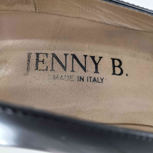 JENNY B MADE IN ITALY スクエアトゥ レザーパンプス レディース 9