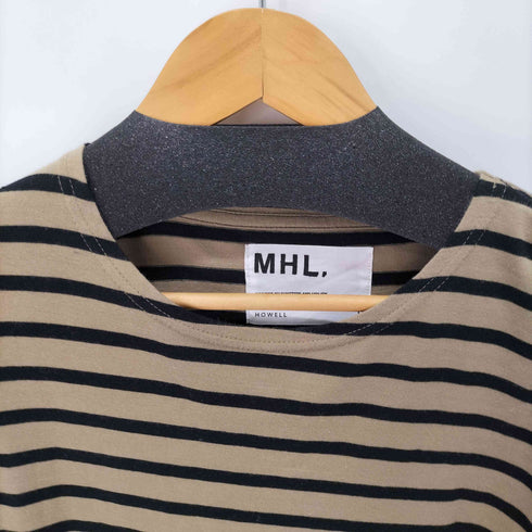 エムエイチエル MHL. ボーダー 半袖 Tシャツ メンズ L