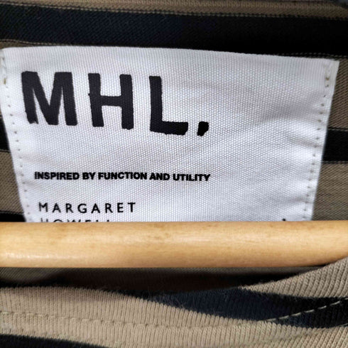 エムエイチエル MHL. ボーダー 半袖 Tシャツ メンズ L