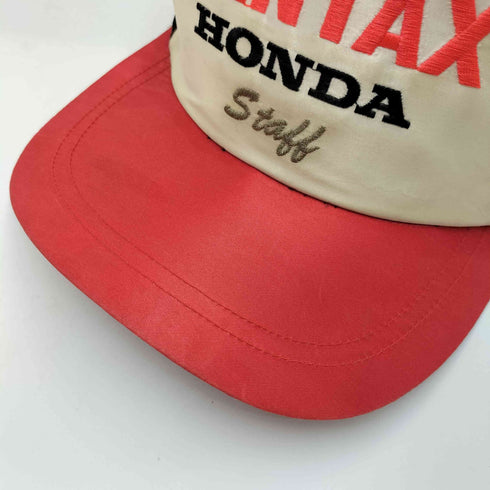 HONDA ペンタックス 企業ロゴ 刺繍 RACING TEAM レーシング チーム メッシュ キャップ メンズ