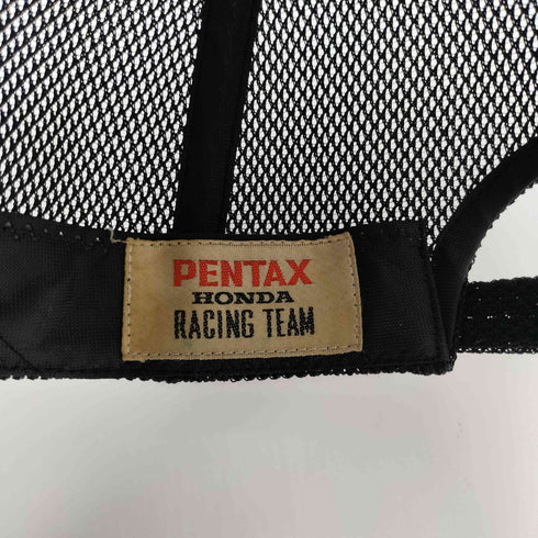 HONDA ペンタックス 企業ロゴ 刺繍 RACING TEAM レーシング チーム メッシュ キャップ メンズ