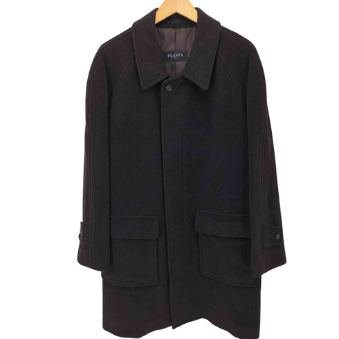 PLANTA PURE NEW WOOL アンゴラ混 ウール ステンカラーコート メンズ JPN:L