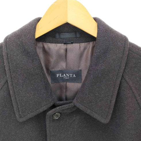 PLANTA PURE NEW WOOL アンゴラ混 ウール ステンカラーコート メンズ JPN:L