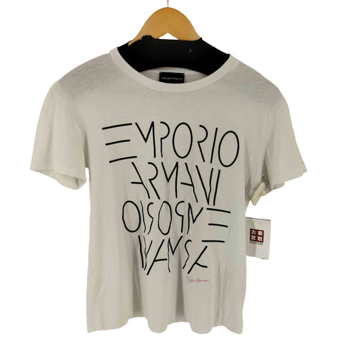 エンポリオアルマーニ EMPORIO ARMANI フロントロゴプリントTシャツ メンズ US:38
